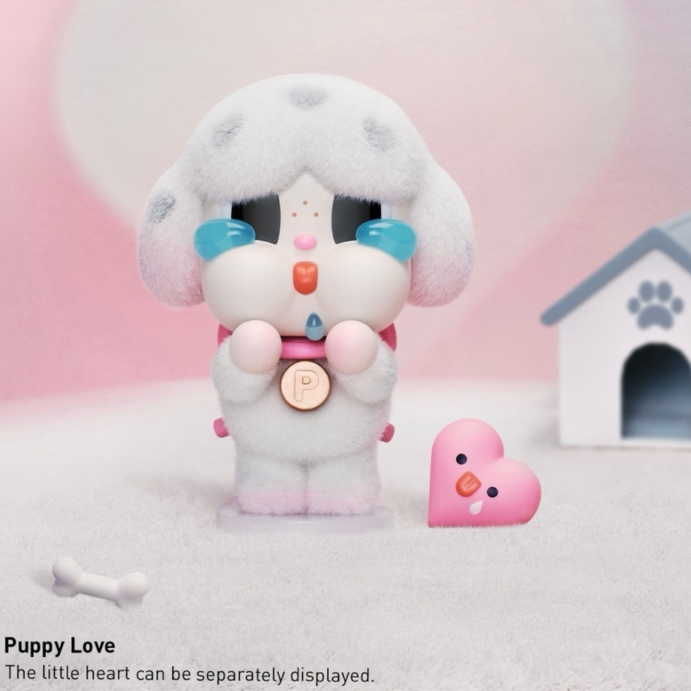 Pop Mart Crybaby Crying For Love Figure - Puppy Love
